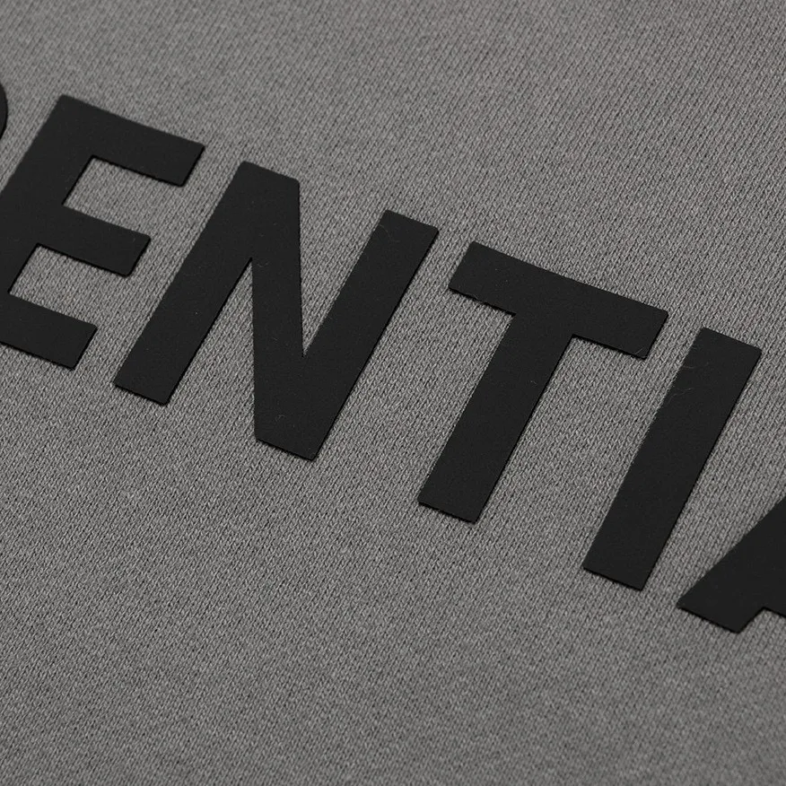 🦋 、Hot Sale🦋 118 FEAR OF GOD ESSENTIALS FOG LOGO 1:1 YUAN ZP 32 LOGO ZP TPU (ZP ) LOGO 3M ‼️ Size：S-XL ： Gray